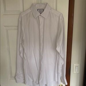 Charles Tyrwhitt White Men’s Dress Shirt Classic Fit 16.5 36